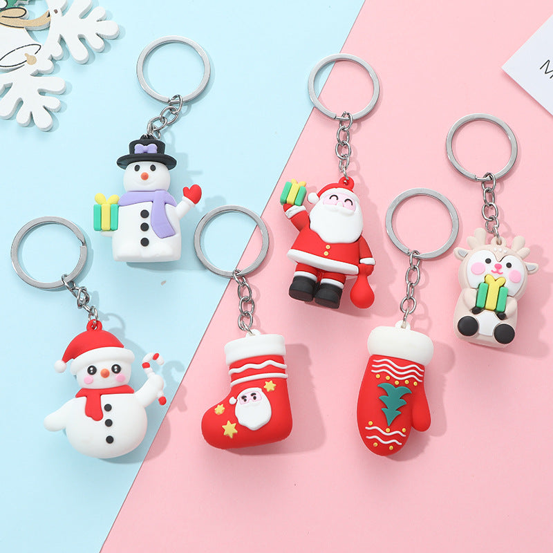 Wholesale Christmas PVC Keychain